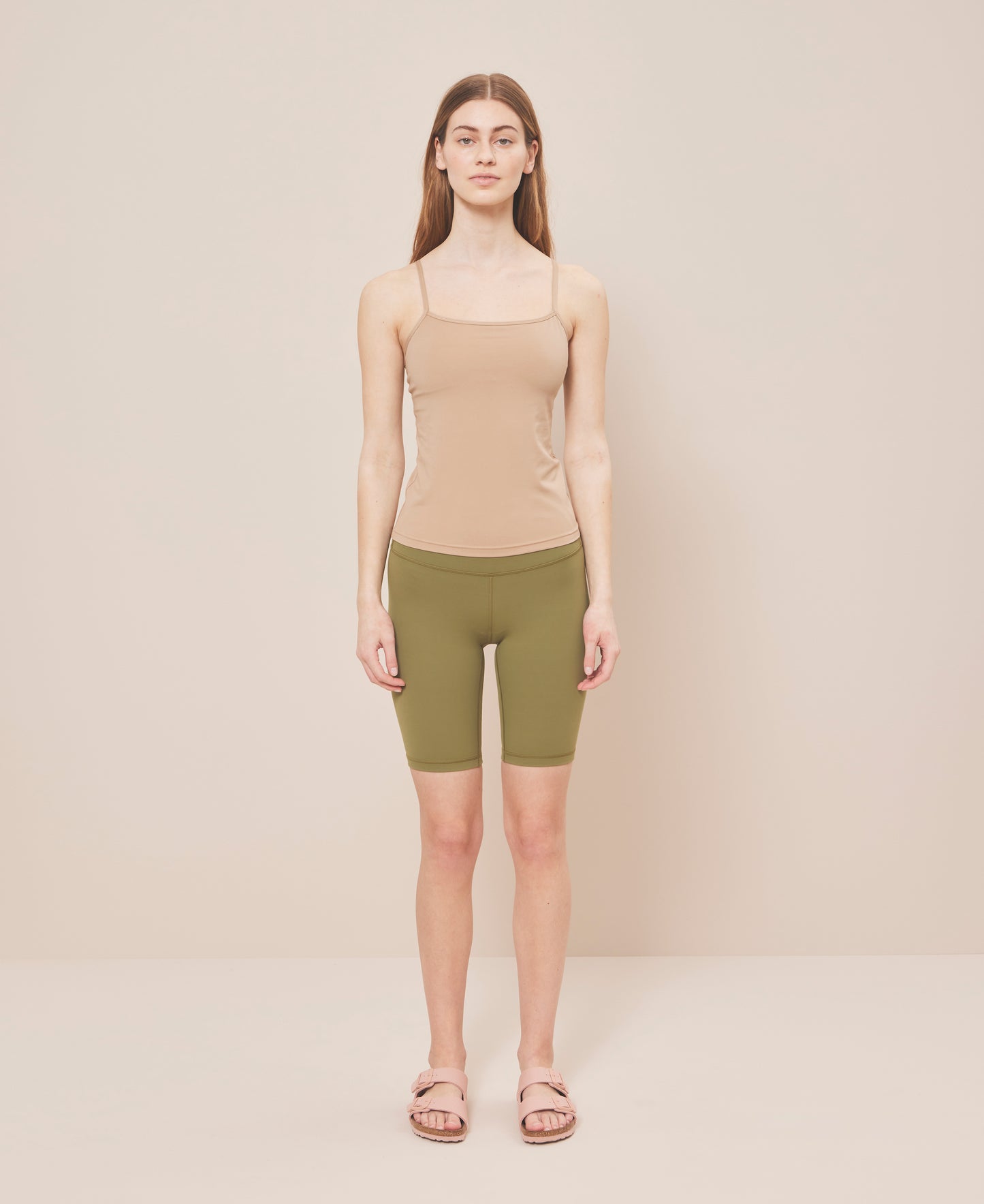 Lunar Luxe Shorts 8 - Olive Green