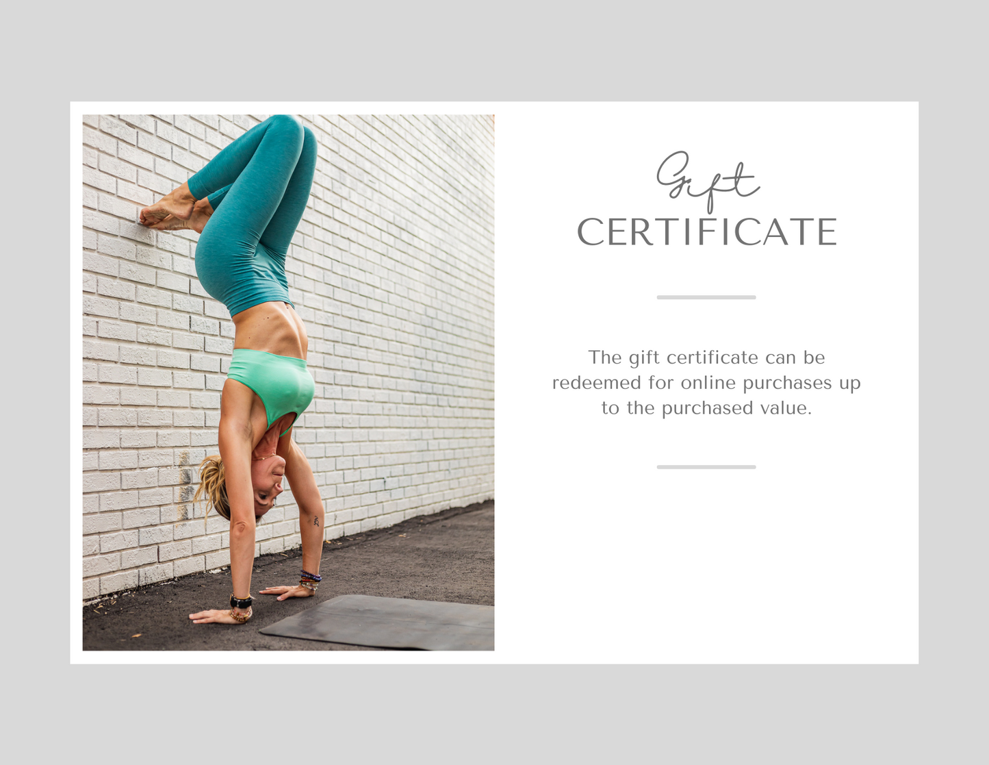 LivingWild™ Yoga Gift Card